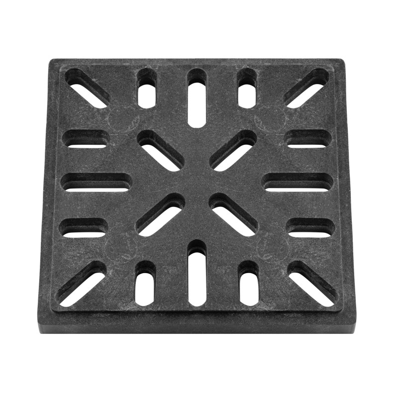 Дощоприймач Impex до 1,5 т 270х270 мм чорний під водовідвід та 110 трубу