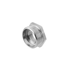 Футорка WaGa 1/2"х1" ВЗ нержавіюча сталь