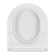 Сидіння для унітазу Kroner Harz Slim 4236WHI
