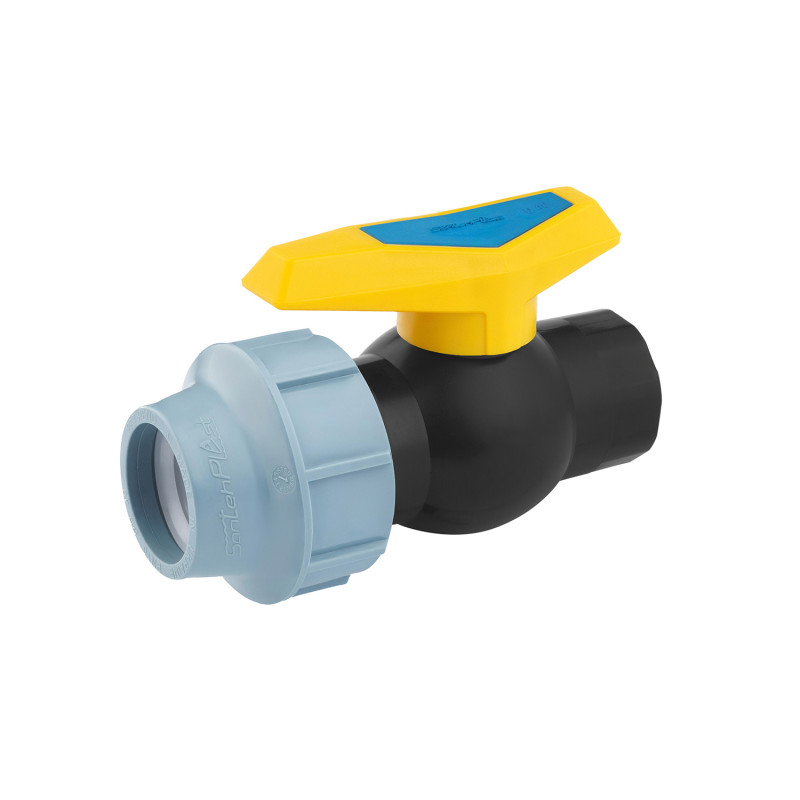 Кран ПЕ SantehPlast 40х1 1/4" РВ