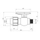 Кран ПЕ SantehPlast 40х1 1/4" РЗ