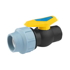 Кран ПЕ SantehPlast 63х2" РВ