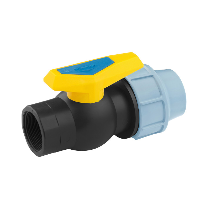 Кран ПЕ SantehPlast 63х2" РВ