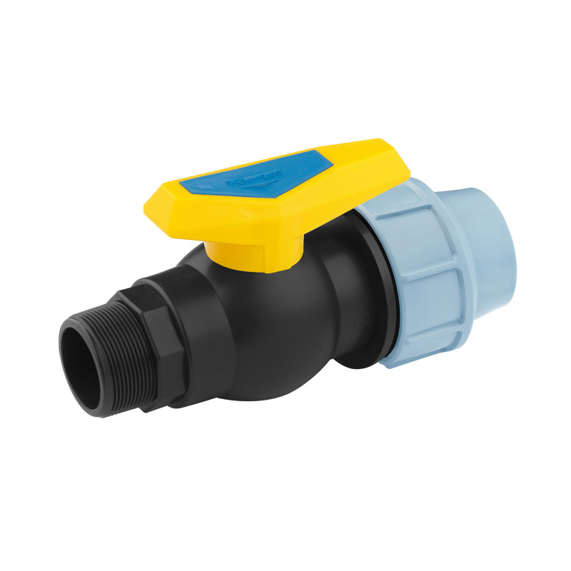 Кран ПЕ SantehPlast 63х2" РЗ