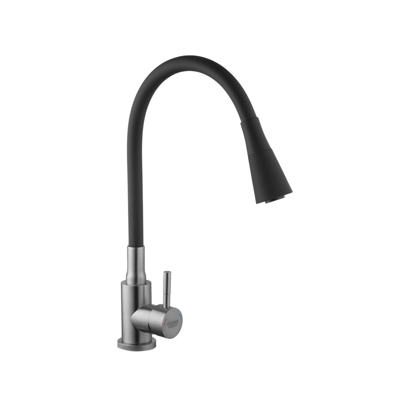 Змішувач для кухні Kroner KRP Edelstahl Klassisch - ESG031BLK