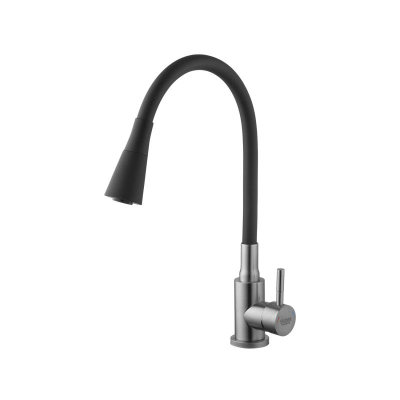 Змішувач для кухні Kroner KRP Edelstahl Klassisch - ESG031BLK