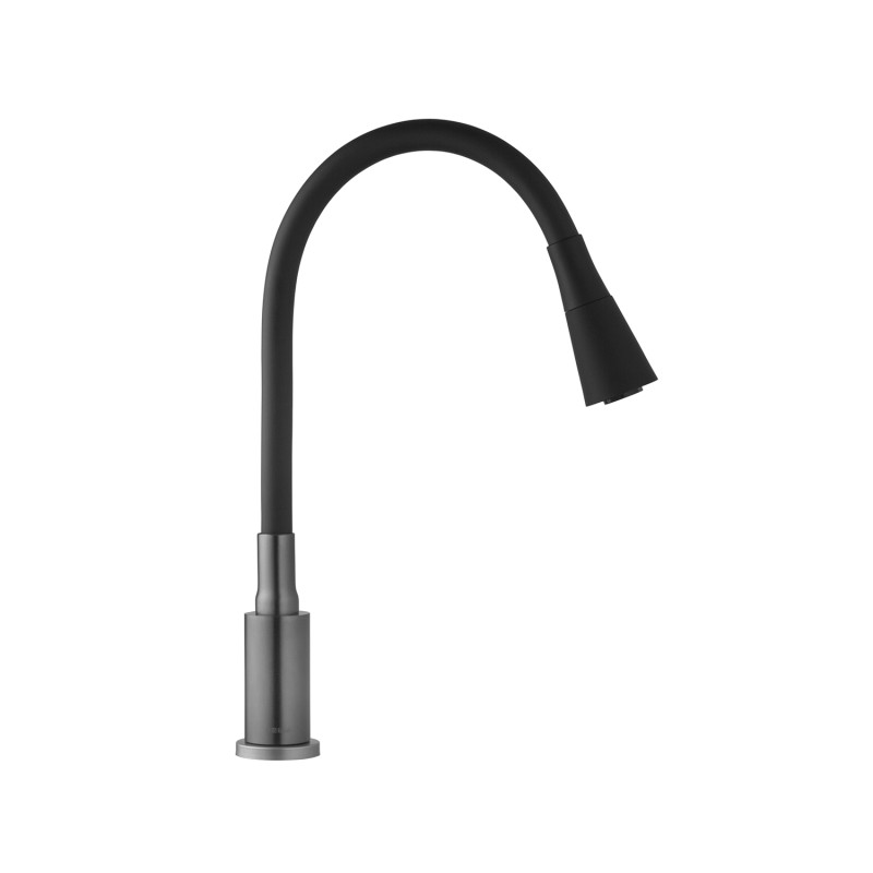 Змішувач для кухні Kroner KRP Edelstahl Klassisch - PVD031BLK