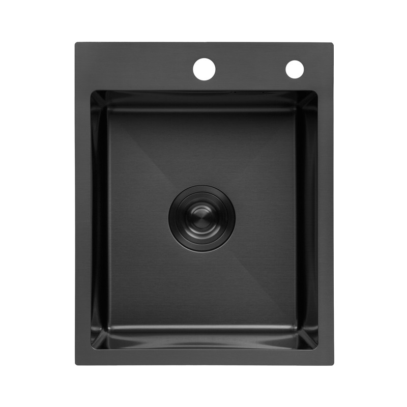Кухонна мийка Kroner KRP PVD Schwarze - 4050HM (3,0/1,0 мм)