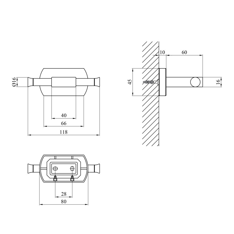Тримач для рушників Kroner KRM Graz - C95601