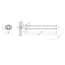 Тримач для рушників Kroner KRM Graz - GRP95614