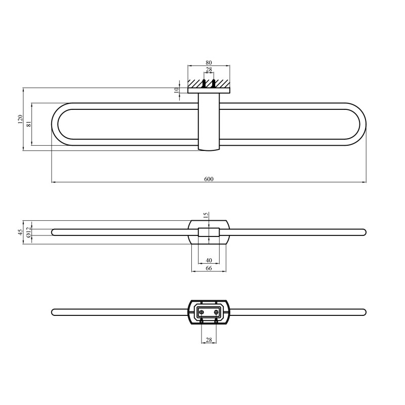 Тримач для рушників Kroner KRM Graz - GRP95609