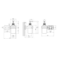 Дозатор для рідкого мила Kroner KRP Graz - C95612