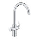 Змішувач для кухні Grohe Blue Pure StartCurve 30592000 з фільтром Blue S-Size 40404001 та головкою 64508001 (30594040)