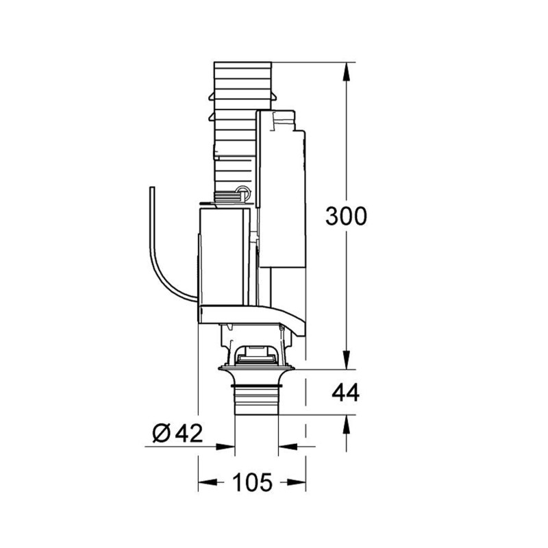 Змивний клапан Grohe 38736000