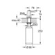 Дозатор для миючого засобу Grohe Contemporary 1021652430
