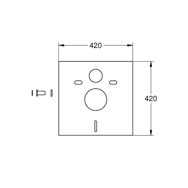 Комплект для звукоізоляції унітазу Grohe 37131000