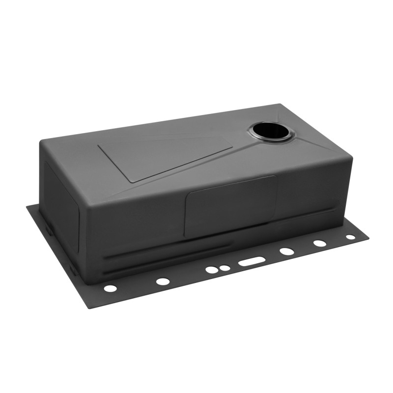 Кухонна мийка Kroner KRP Schwarze - SET7545F3HM PVD (3.0/0.8 мм)