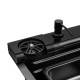 Кухонна мийка Kroner KRP Schwarze - SET7545F3HM PVD (3.0/0.8 мм)
