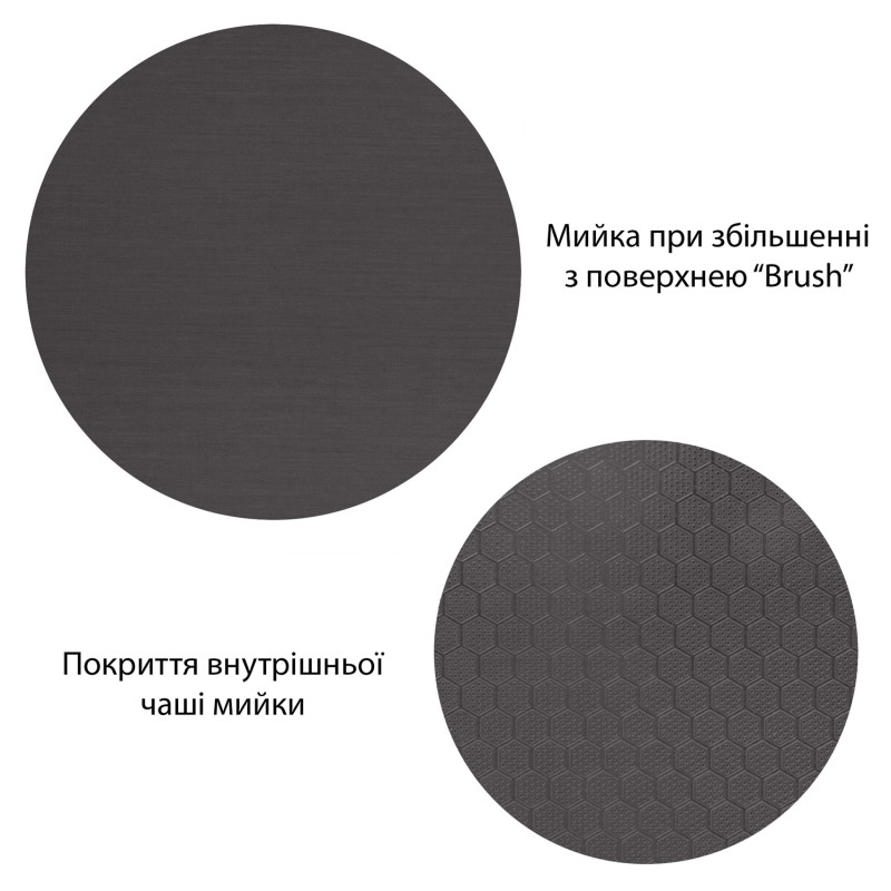 Кухонна мийка Kroner KRP Schwarze - SET7545F3HM PVD (3.0/0.8 мм)