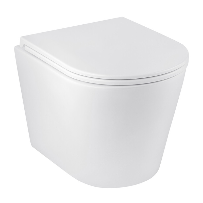 Комплект 4 в 1: Інсталяція Grohe Solido 2 в 1 38971000 + Панель змиву для унітаза Even Black 38966KV0 + Унітаз підвісний безобідковий Kroner Armada WHI513636 RIMLESS з сидінням Slim Duroplast / Soft-close / Quick relase KA513636WHIR (38971966KV0KA51R)