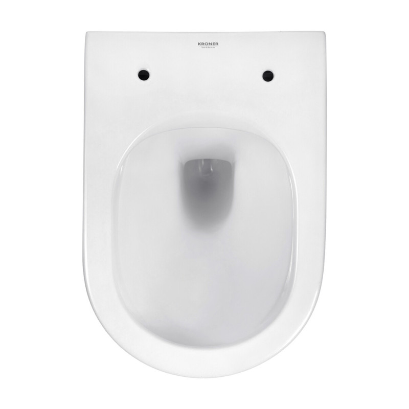 Комплект 4 в 1: Інсталяція Grohe Solido 2 в 1 38971000 + Панель змиву для унітаза Even Black 38966KV0 + Унітаз підвісний безобідковий Kroner Armada WHI513636 RIMLESS з сидінням Slim Duroplast / Soft-close / Quick relase KA513636WHIR (38971966KV0KA51R)