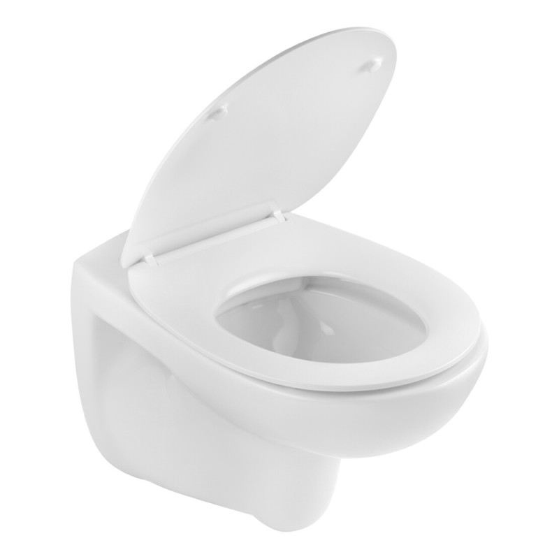 Комплект 4 в 1: Інсталяція Grohe QuickFix Solido 2 в 1 38971000 + Панель змиву для унітаза Grohe QuickFix Even 389662430 + Унітаз безободковий Kroner Oker WHI533536 RIMLESS з сидінням Slim Duroplast /Soft-close /Quick relase KO533536WHIR (38971966243KO53R