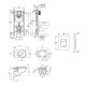 Комплект 4 в 1: Інсталяція Grohe QuickFix Solido 2 в 1 38971000 + Панель змиву для унітаза Grohe QuickFix Even 389662430 + Унітаз безободковий Kroner Oker WHI533536 RIMLESS з сидінням Slim Duroplast /Soft-close /Quick relase KO533536WHIR (38971966243KO53R