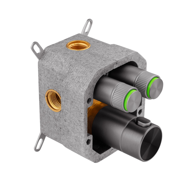 Душова система прихованого монтажу термостатична Kroner Element Thermo 211461-5301