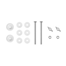 Кріплення бачка до унітаза Direct 100 мм (нержавіюча сталь/пластик)