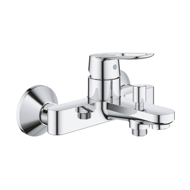 Змішувач для ванни Grohe BauLoop 23603000 з душовою стійкою Vitalio Start 26951001