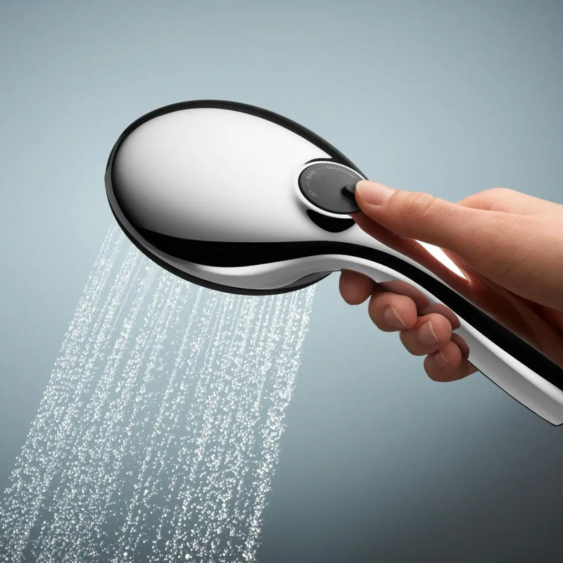 Змішувач для ванни Grohe BauLoop 23603000 з душовою стійкою Vitalio Start 26951001