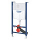 Комплект 4 в 1: Інсталяція Grohe Solido 2 в 1 38971000 + Панель змиву Grohe Even 389662430 + Унітаз підвісний безобідковий Kroner Eifel WHI493436 TORNADO (38971966243KE49T)