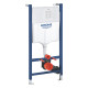 Комплект 4 в 1: Інсталяція Grohe Solido 2 в 1 38971000 + Панель змиву Even Black 38966KV0 + Унітаз Kroner Eifel WHI493436 TORNADO (38971966KV0KE49T)