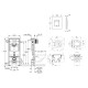 Комплект 4 в 1: Інсталяція Grohe Rapid SL 3 в 1 38772001 + Унітаз безобідковий Kroner Armada WHI513636 TORNADO (38772001KA51T)