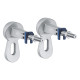 Комплект 4 в 1: Інсталяція GROHE Solido 3 в 1 3884966Q + Унітаз безобідковий Kroner Armada WHI513636 TORNADO (3884966KA51T)