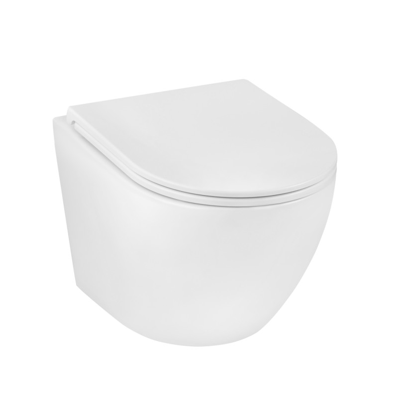 Комплект 4 в 1: Інсталяція GROHE Solido 3 в 1 3884966Q + Унітаз безобідковий Kroner Harz WHI493736 TORNADO (3884966KH49T)