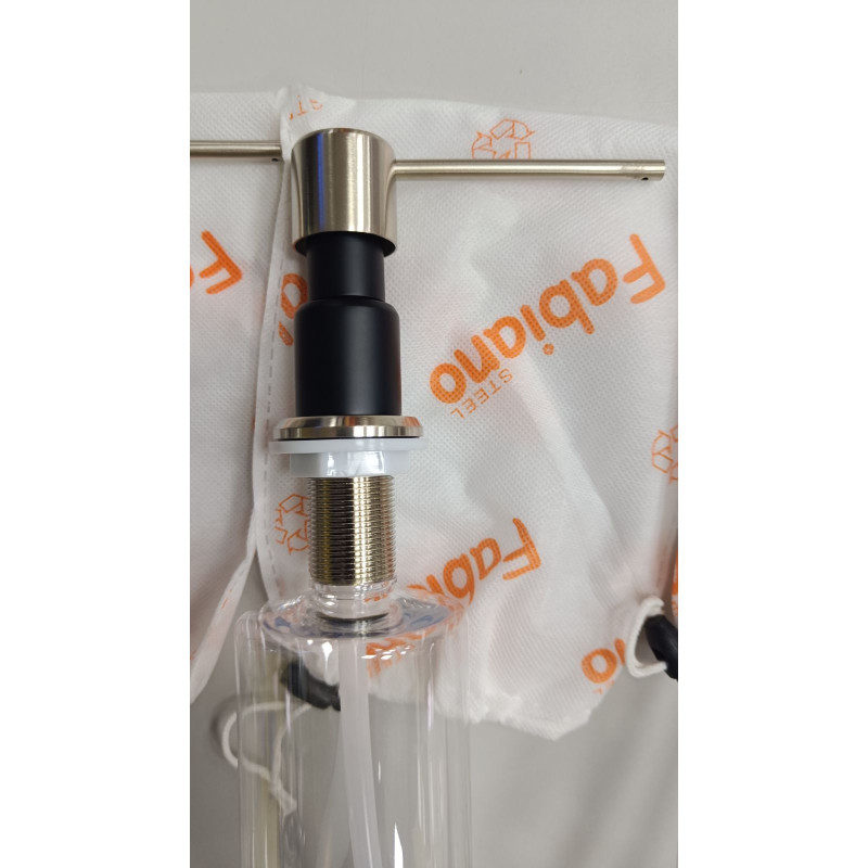 Дозатор Fabiano FASD 280 Inox/Velvet Black