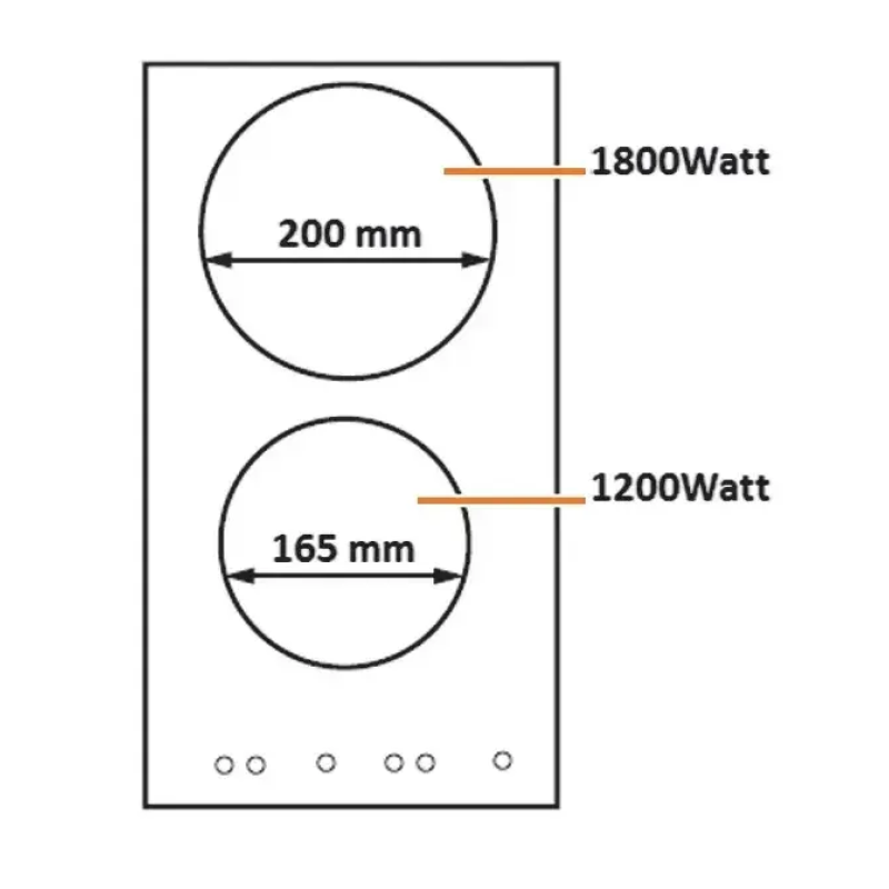 Електрична панель FHV 3450 Black
