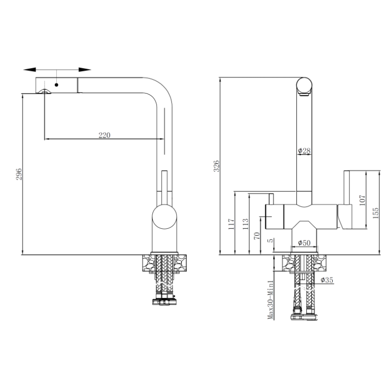 Комбінований FKM 3116P SS Beton