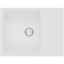 Гранітна мийка Cubix 65x50 Alpine White