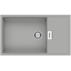 Гранітна мийка Cubix 86x50 XL Grey Metallic