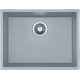 Гранітна мийка Quadro 61x46 Grey Metallic