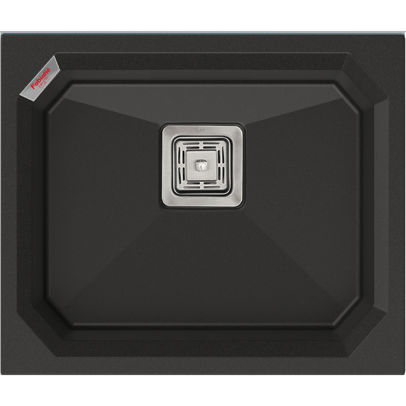 Гранітна мийка Crystal 53x46 Antracit