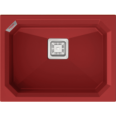 Гранітна мийка Crystal 61x46 Rouge