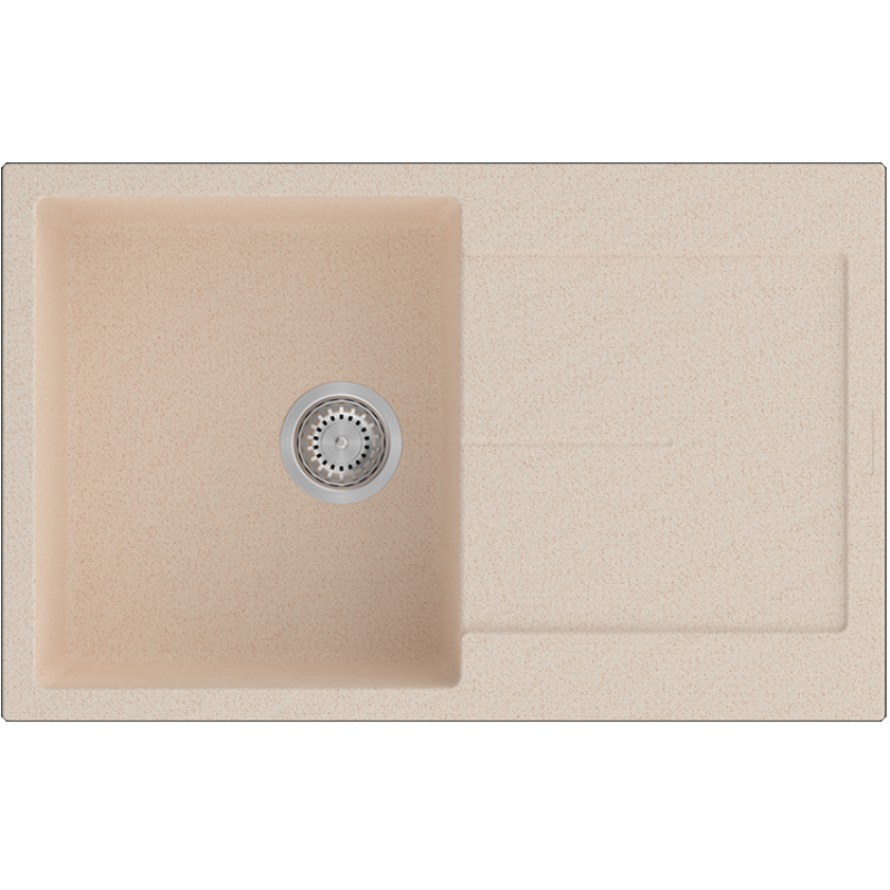 Гранітна мийка Navio 79x50 Beige