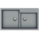 Гранітна мийка Navio 86x50x2 Grey Metallic