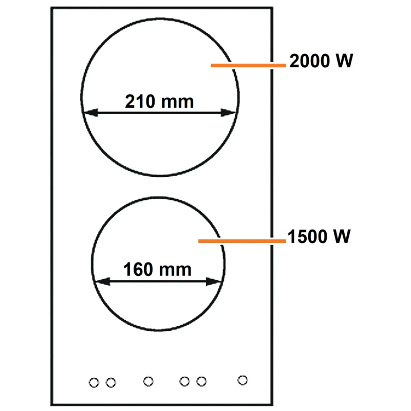 Індукційна панель FIH 3350 Black