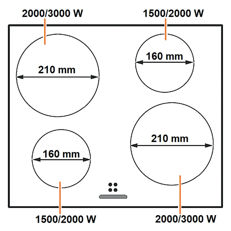 Індукційна панель FIH 6560 Black