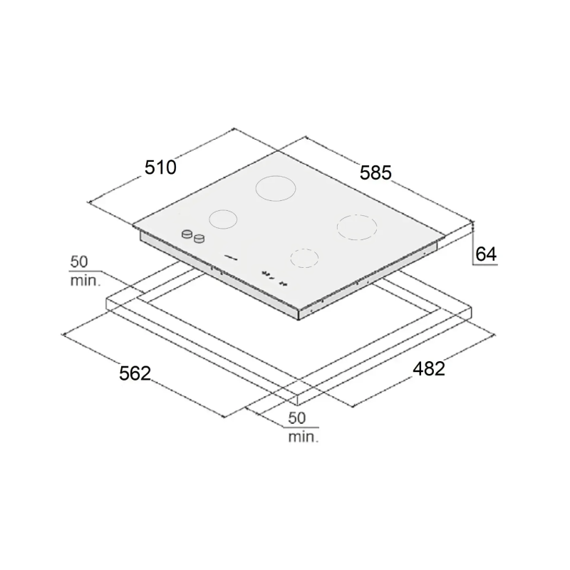 Комбінова панель FHGI 8213 VTC