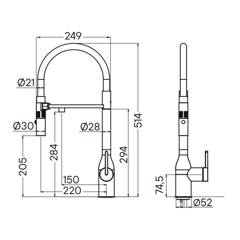 Комбінований FKM 3129 Black Steel